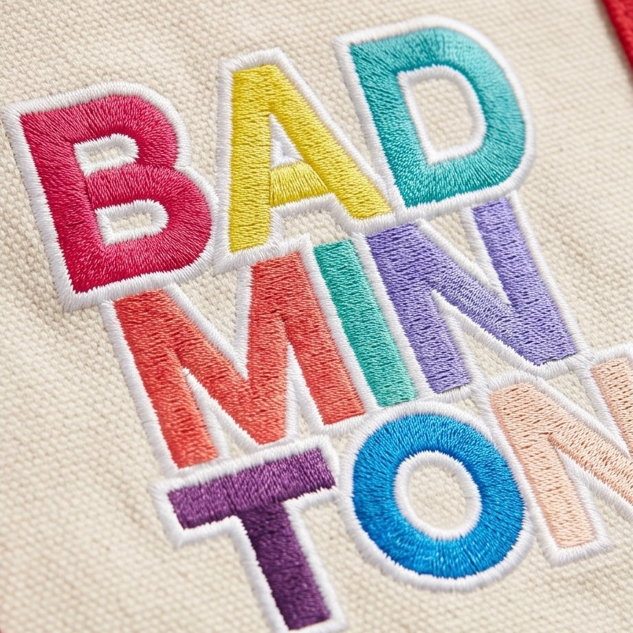 Badminton Canvas Boat Tote
