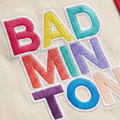Badminton Canvas Boat Tote