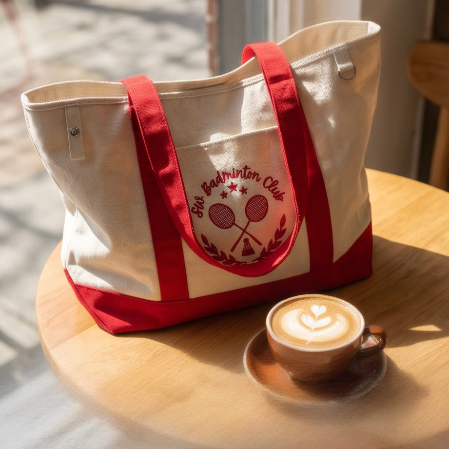 SW Badminton Club Canvas Boat Tote