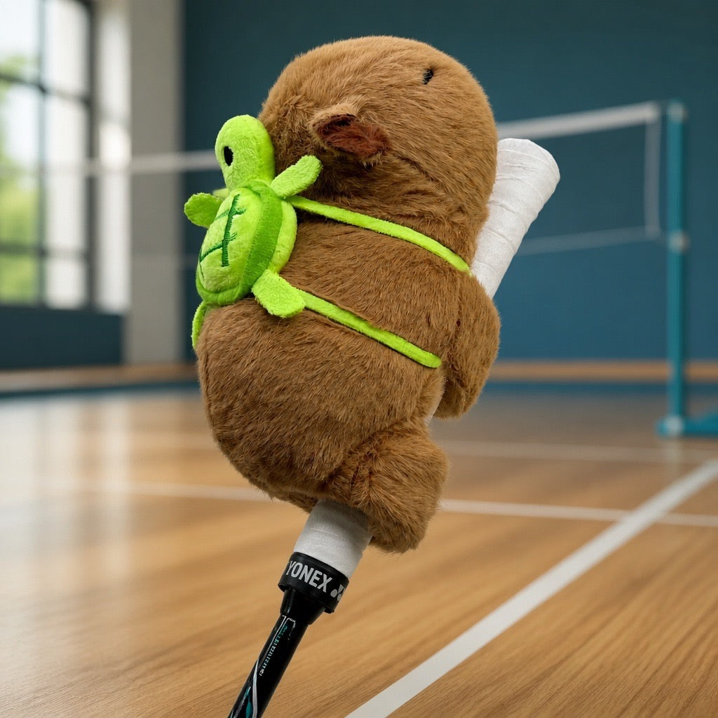Capybara racket holder