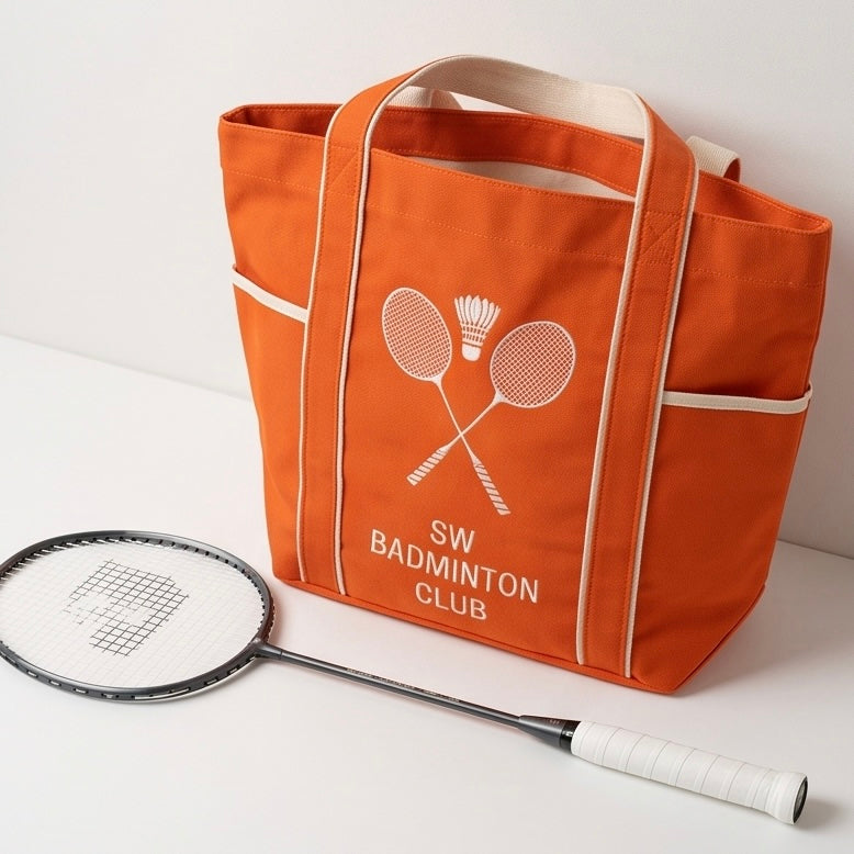 SW Badminton Club Sports and Travel Tote