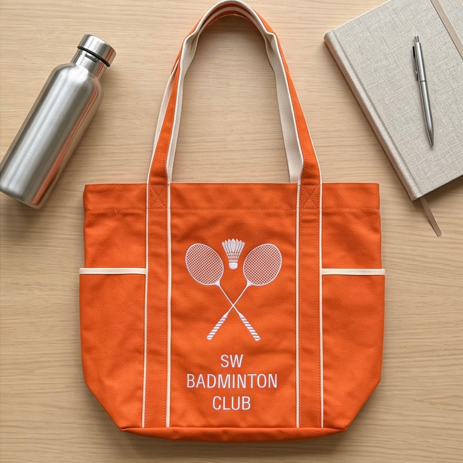 SW Badminton Club Sports and Travel Tote