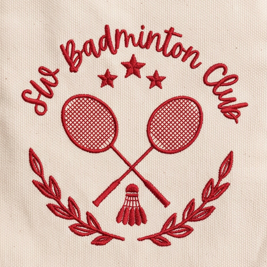 SW Badminton Club Canvas Boat Tote