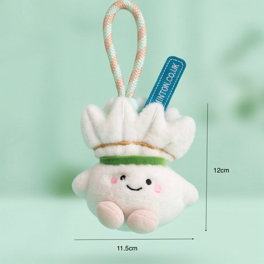 Plush Badminton Shuttlecock Bag Charm