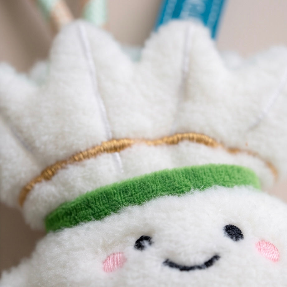 Plush Badminton Shuttlecock Bag Charm