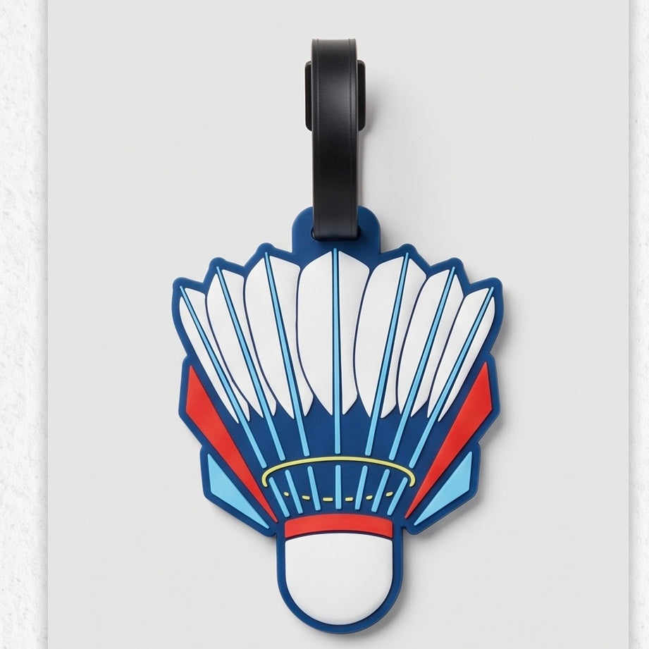 Badminton Shuttlecock Luggage Tag / Bag Tag