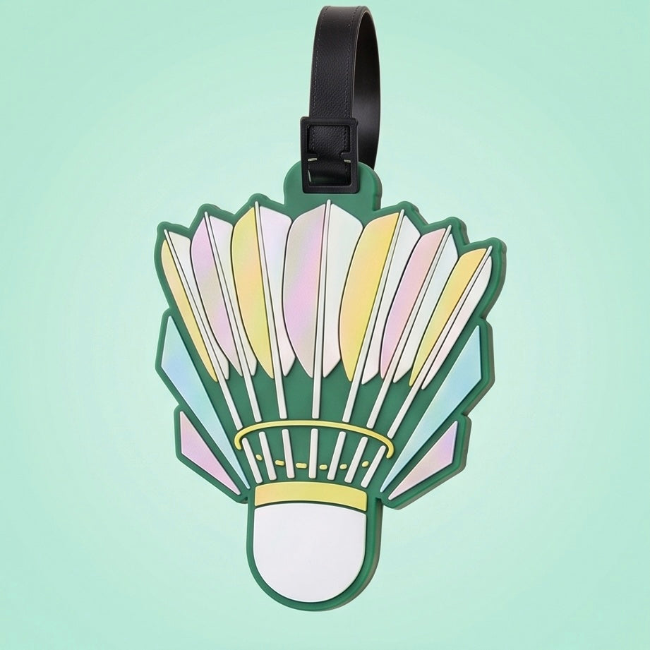 Badminton Shuttlecock Luggage Tag / Bag Tag