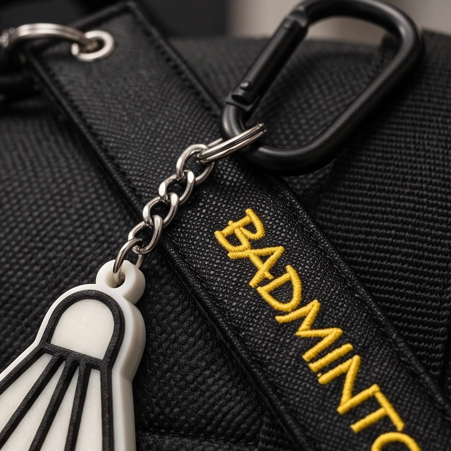 Badminton Clicker Bag Charm / Keychain