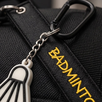 Badminton Clicker Bag Charm / Keychain