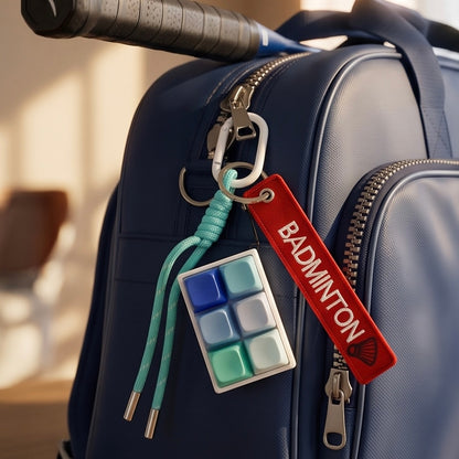 Badminton Clicker Bag Charm / Keychain