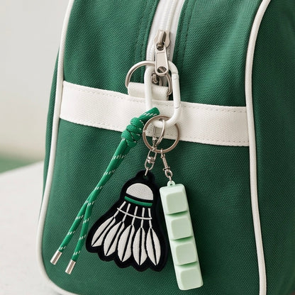 Badminton Clicker Bag Charm / Keychain