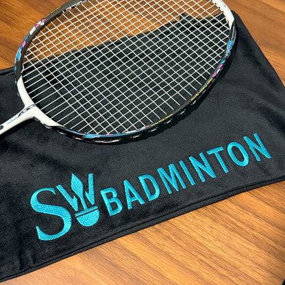 SW Badminton Premium Velvet Badminton Racket Cover Sleeve / Soft Drawstring Pouch (Fits 1-2 Rackets)