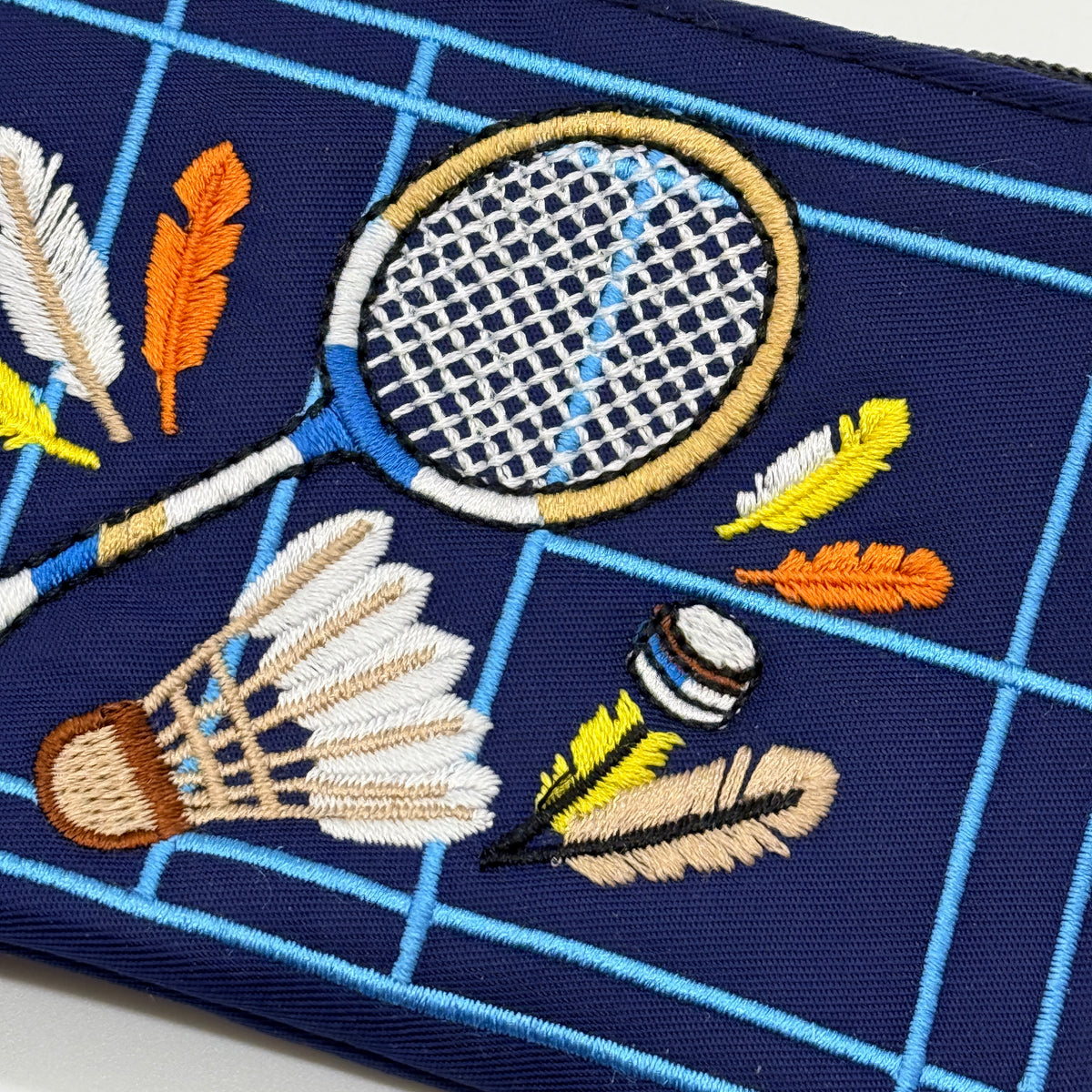 Badminton Racket & Shuttlecock Zipper Pouch