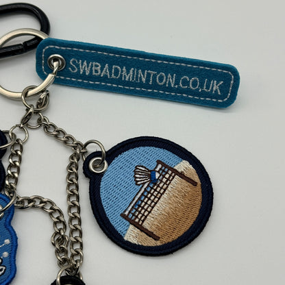 Badminton Icon Charm Set
