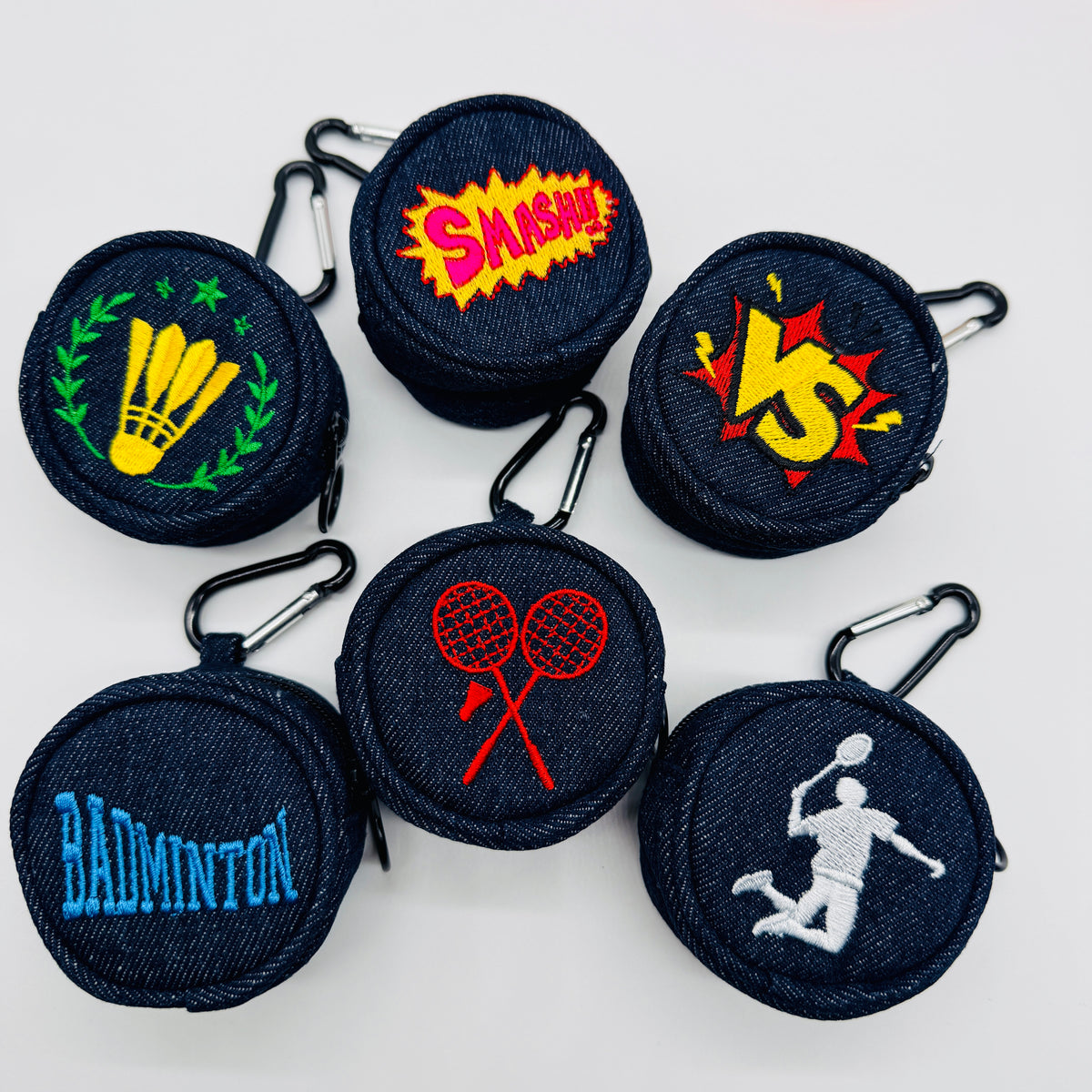 Badminton Mini Round Pouch