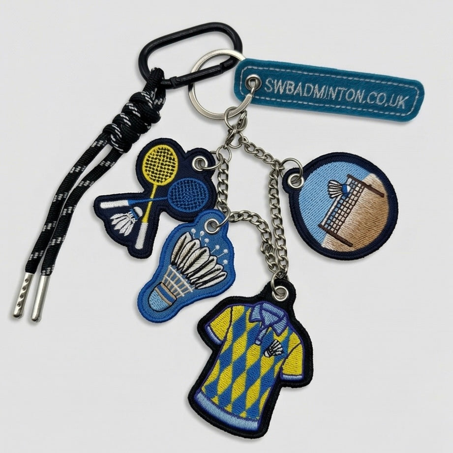Badminton Icon Charm Set