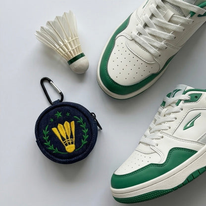 Badminton Mini Round Pouch
