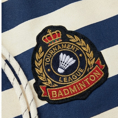 Badminton Striped Drawstring Backpack